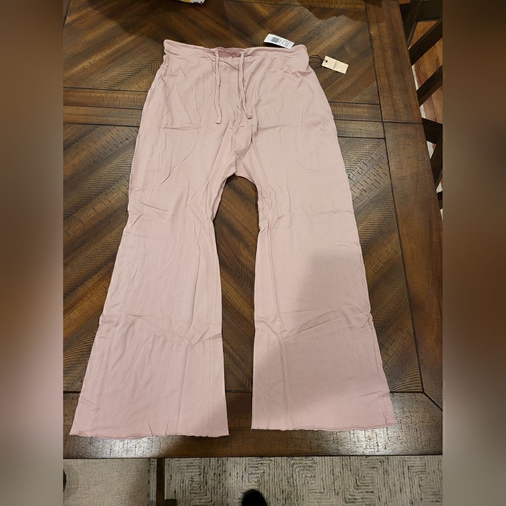Dolls Kill x Daydream Nation Couch Crasher Pants Rose XS Raw Hem